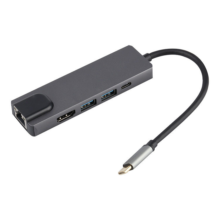 Estação de ancoragem ultrarrápido de Gigabit Ethernet USB C do portátil
