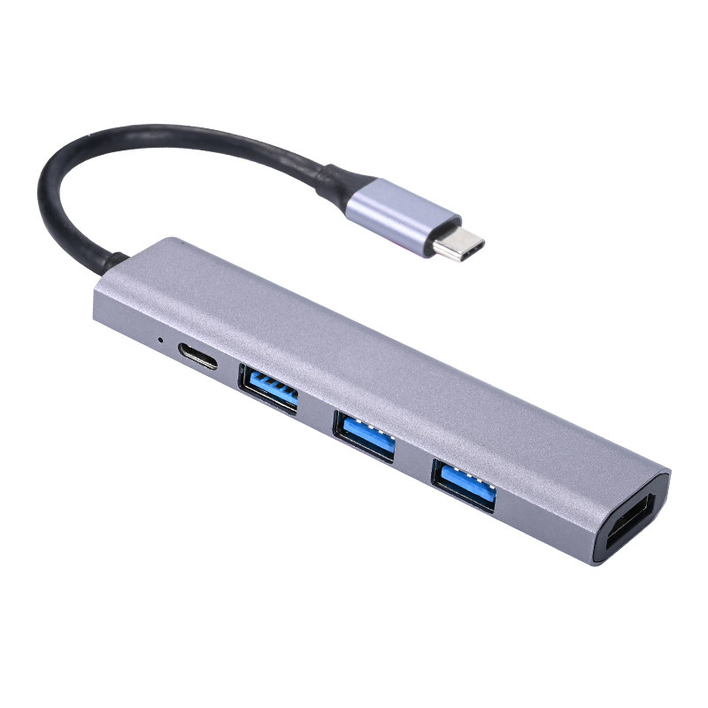 Adaptador USB C do cubo do Usb C Multiport ao cubo de USB com paládio 100W, uni (nylon de Slim&amp; Aluminum&amp;) tipo C de USB ao adaptador de USB